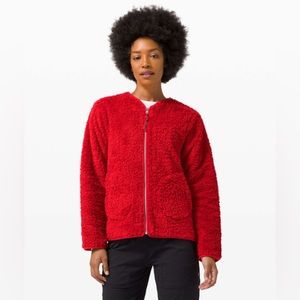 Sz10 | Lululemon: Oh So Sherpa Full Zip | NWT | Dark Rec